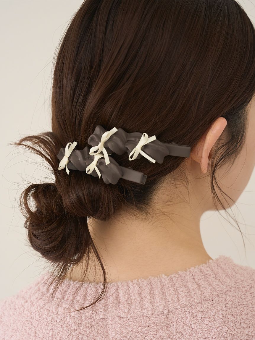 ホイップリボンヘアピン(ヘアアクセサリー)｜スナイデルホーム｜SNIDEL