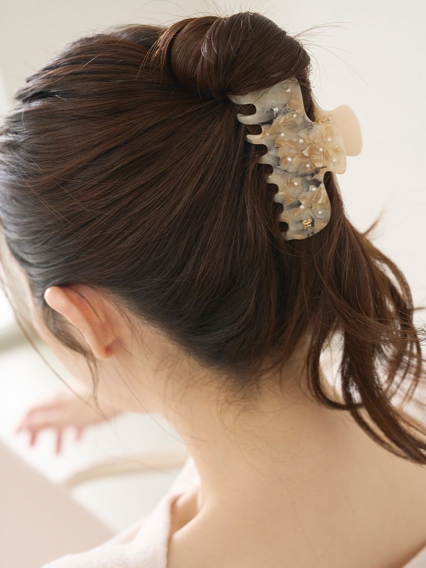 バイカラーパールバンス(ヘアアクセサリー)｜スナイデルホーム｜SNIDEL