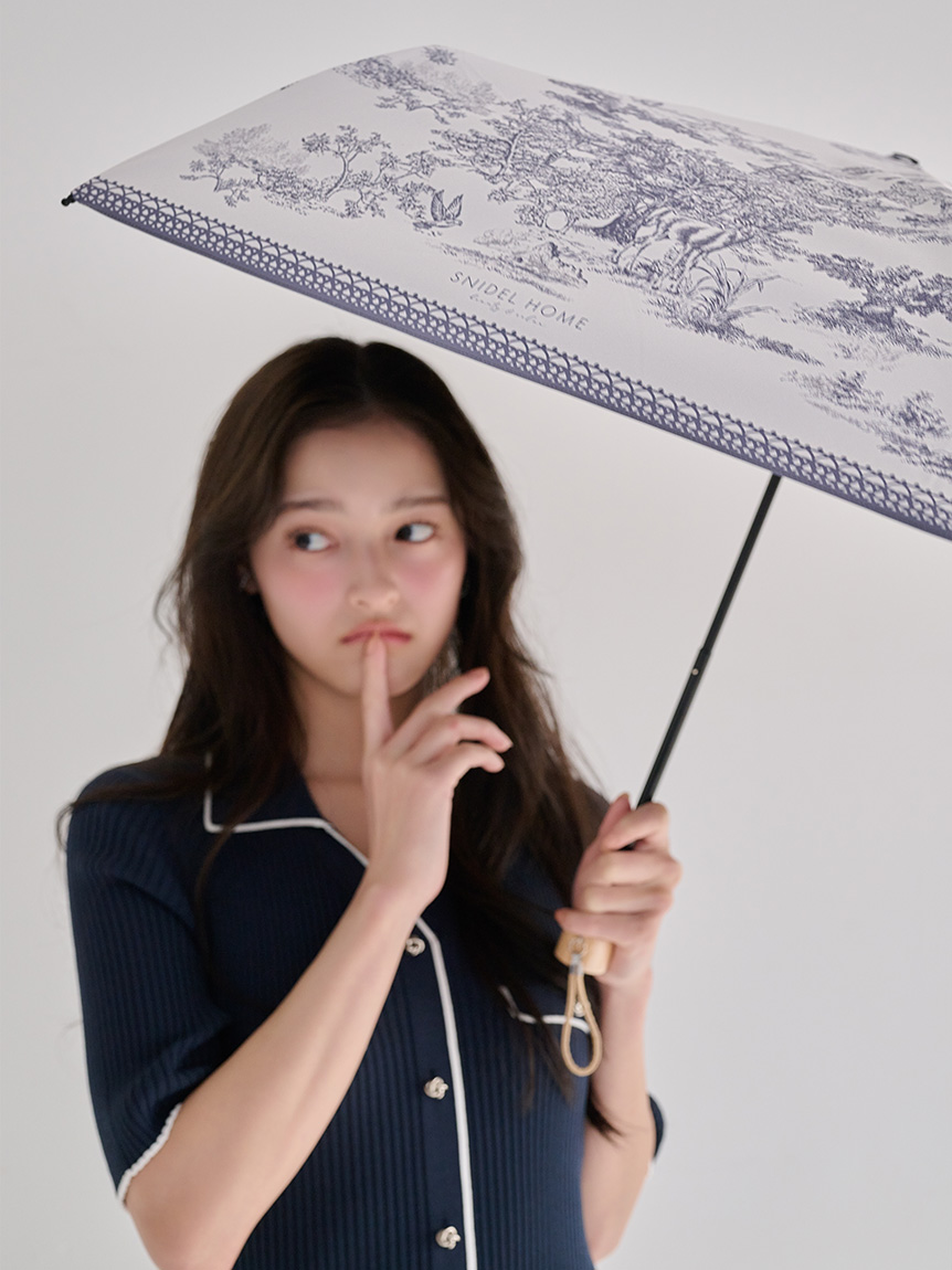 SNIDEL HOME×PROTECT U】晴雨兼用折り畳み日傘(傘・日傘
