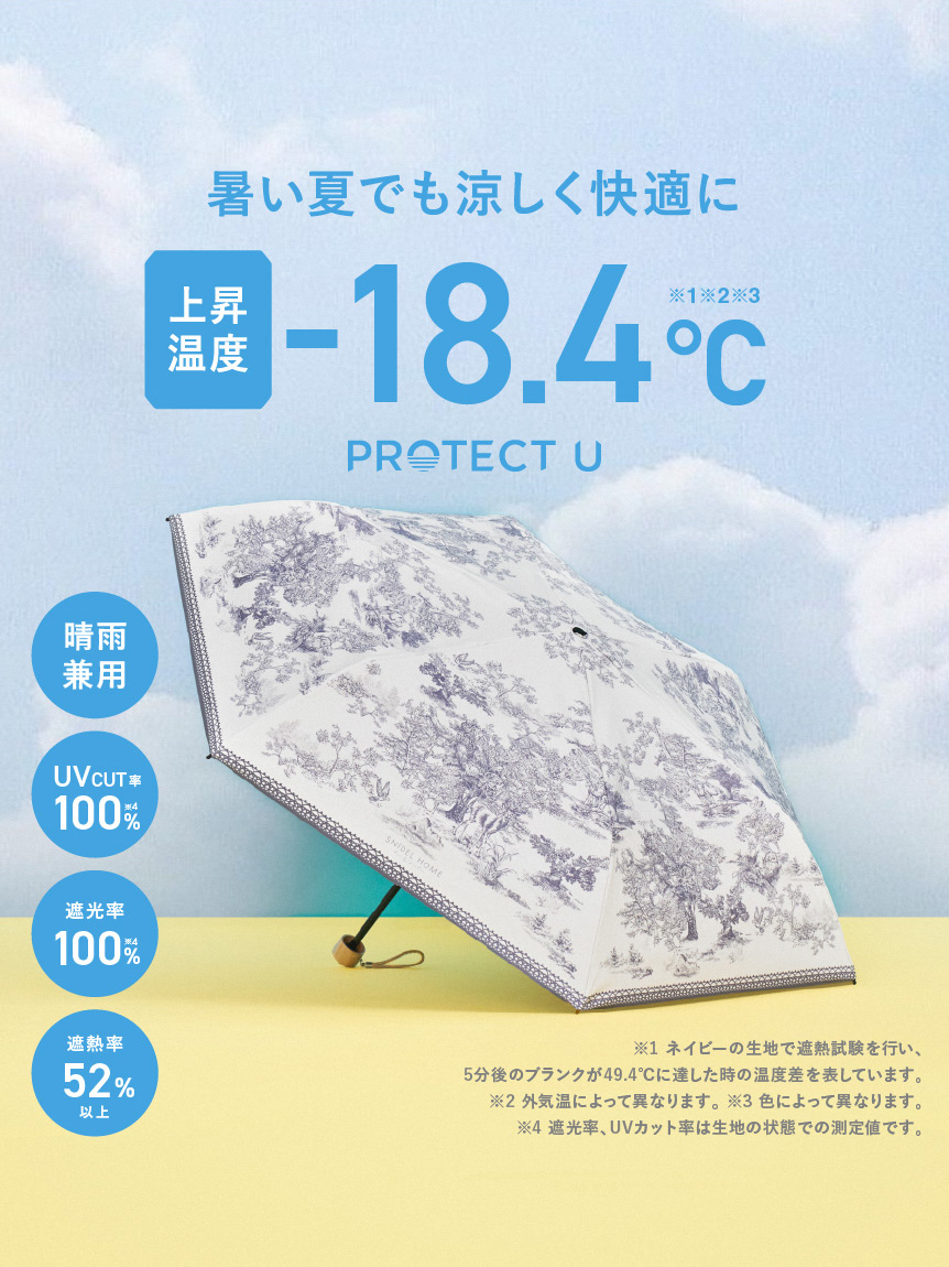 SNIDEL HOME×PROTECT U】晴雨兼用折り畳み日傘(ライフスタイルグッズ