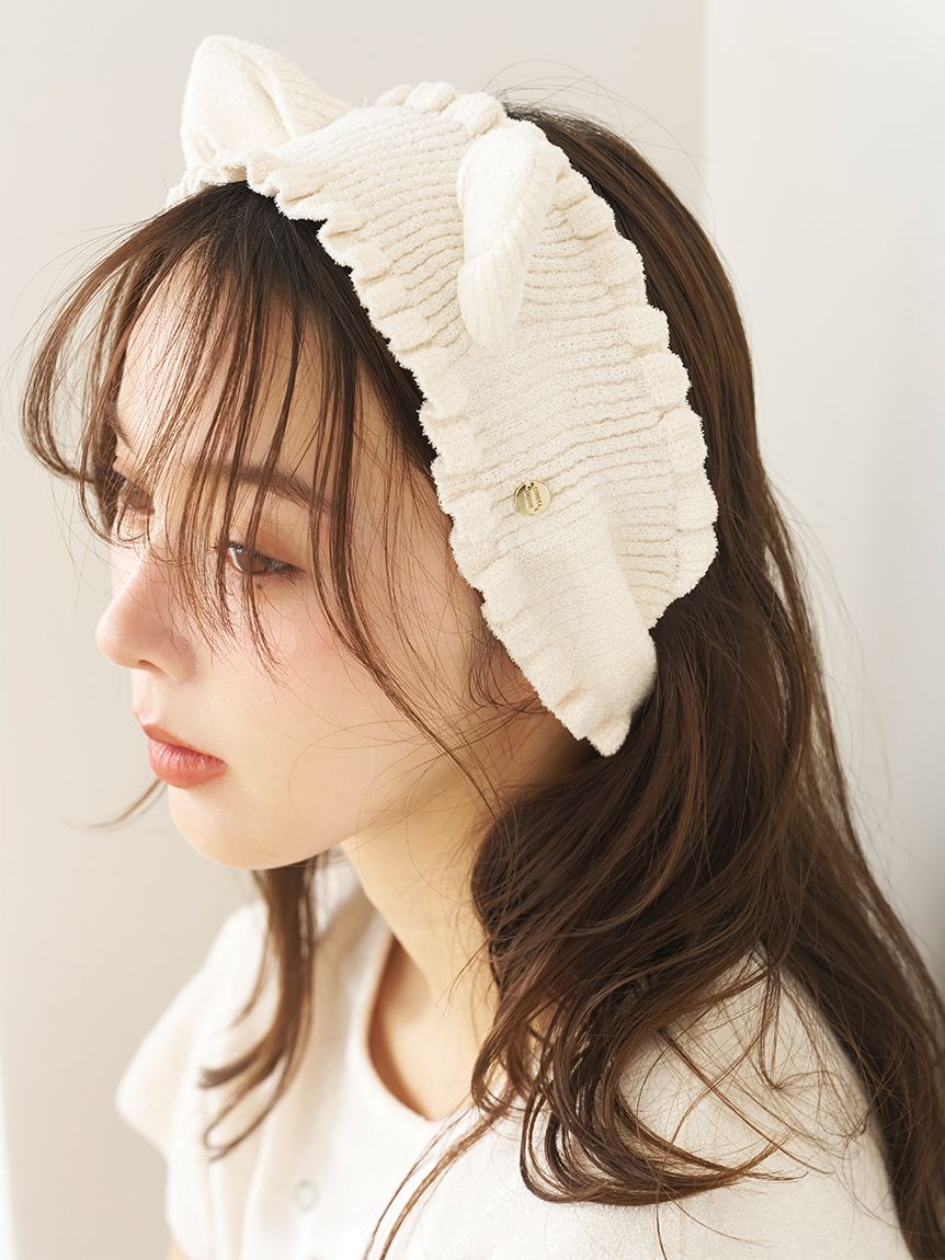 キャットニットヘアバンド(ヘアアクセサリー)｜スナイデルホーム