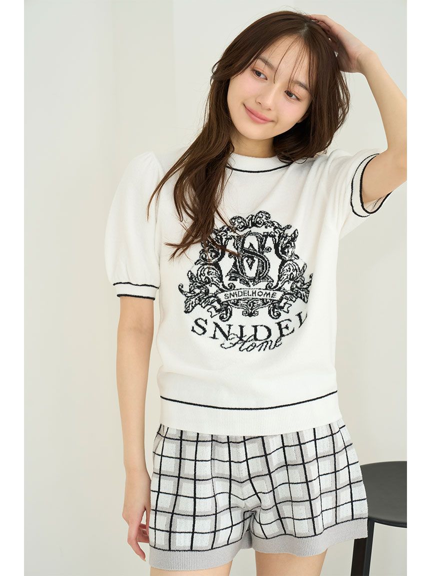 snidelhome スナイデルホーム エンブレムロゴニットセットアップ Amazon.co.jp: [スナイデルホーム] SNIDELHOME エンブレム
