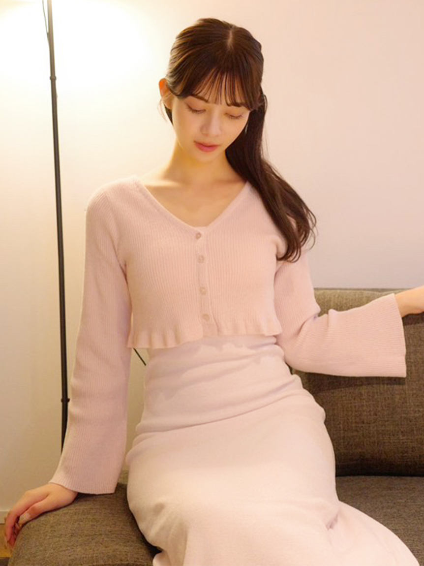 FIRST BEAUTY HOME DRESS】カーディガン＆タンクワンピース