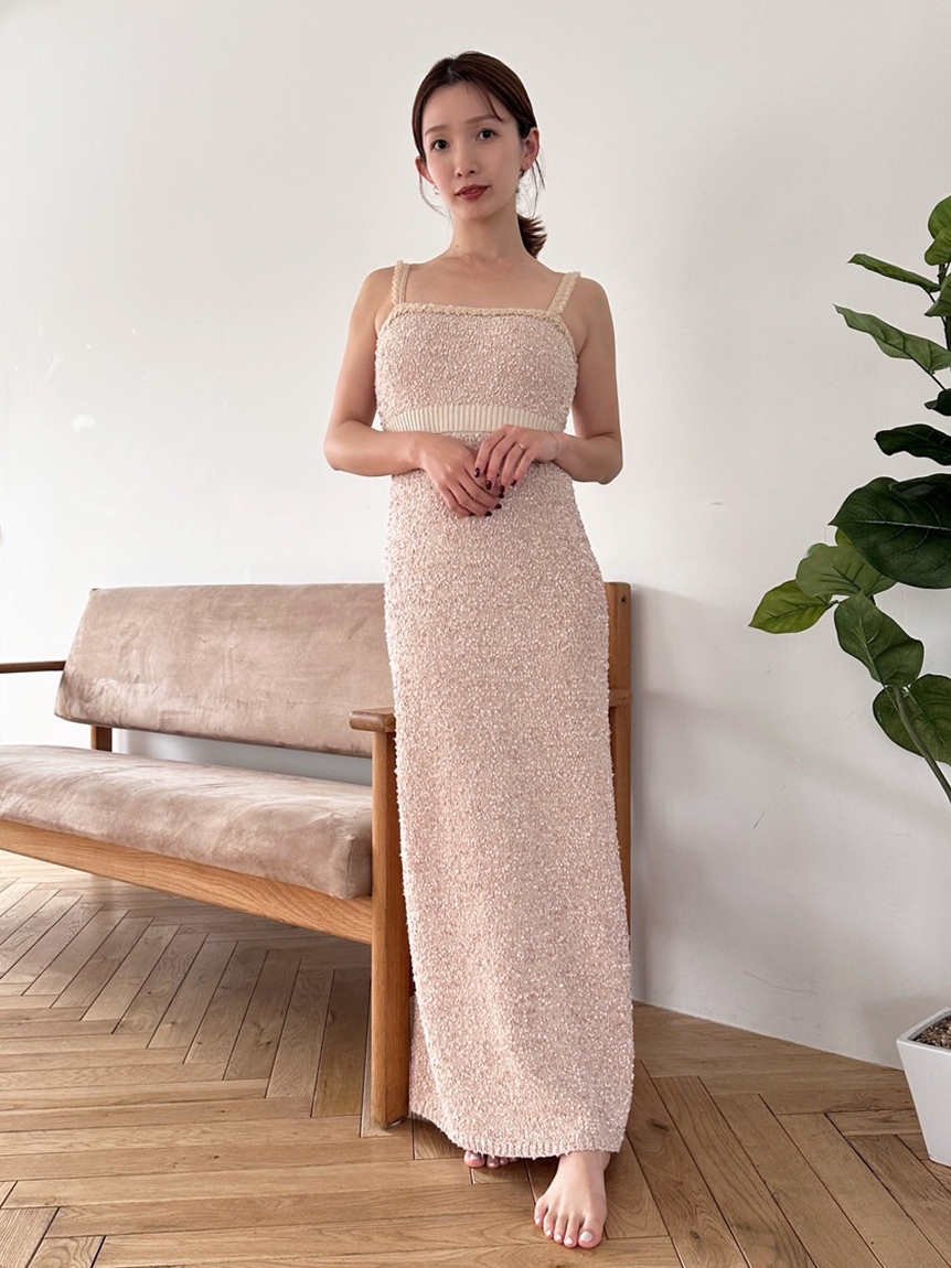 ツイードニットワンピース(ワンピース)｜スナイデルホーム