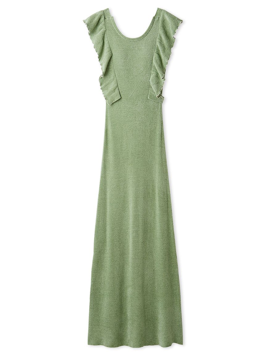 フリルニットワンピース(ワンピース)｜スナイデルホーム｜SNIDEL