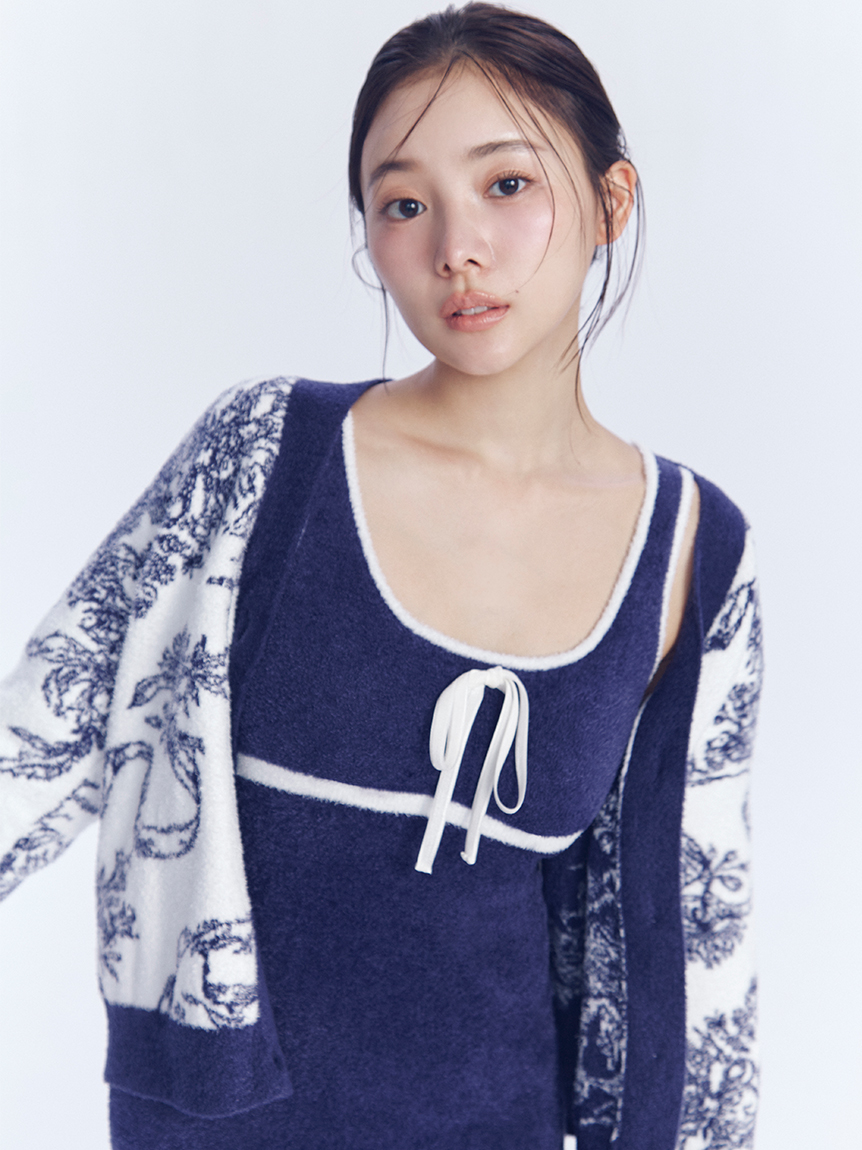 【GAL必見】d.i.a ニットワンピース マルチway フィット＆フレアオフショルニット長袖ワンピース
