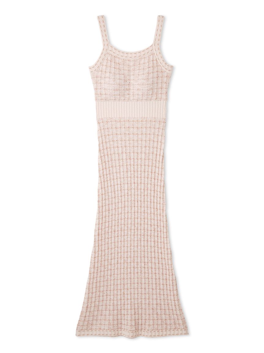 ラメニットツイードワンピース(ワンピース)｜スナイデルホーム｜SNIDEL