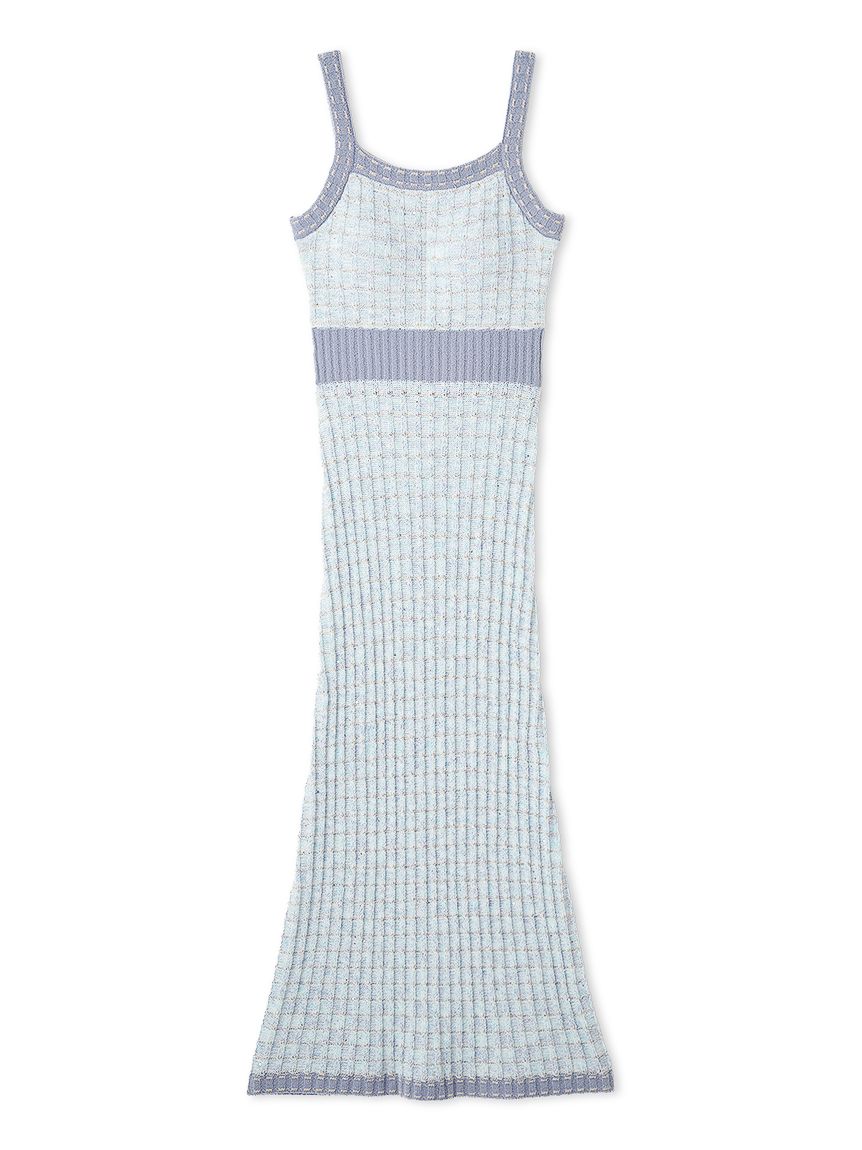 ラメニットツイードワンピース(ワンピース)｜スナイデルホーム｜SNIDEL