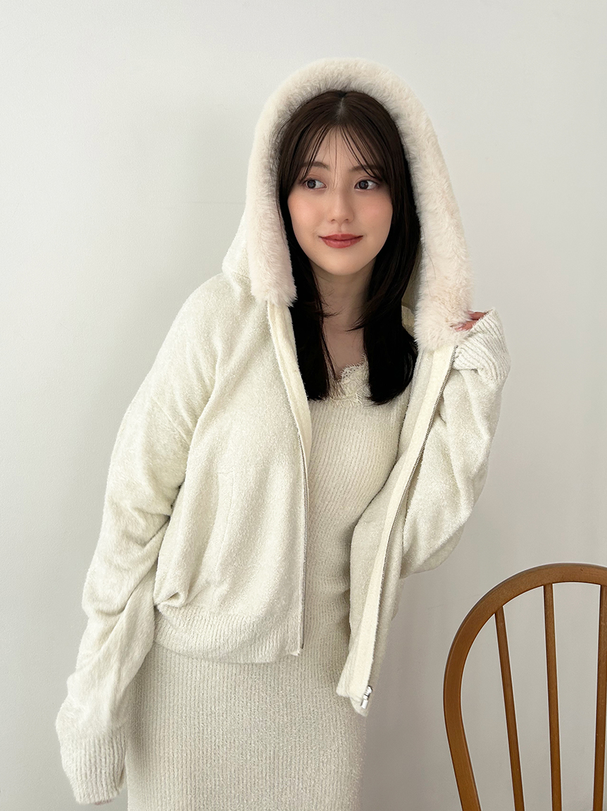 s*h様 WarmMisty リブニットカーディガン&ワンピース セットアップ WarmMisty リブニットカーディガン&ワンピース セットアップ