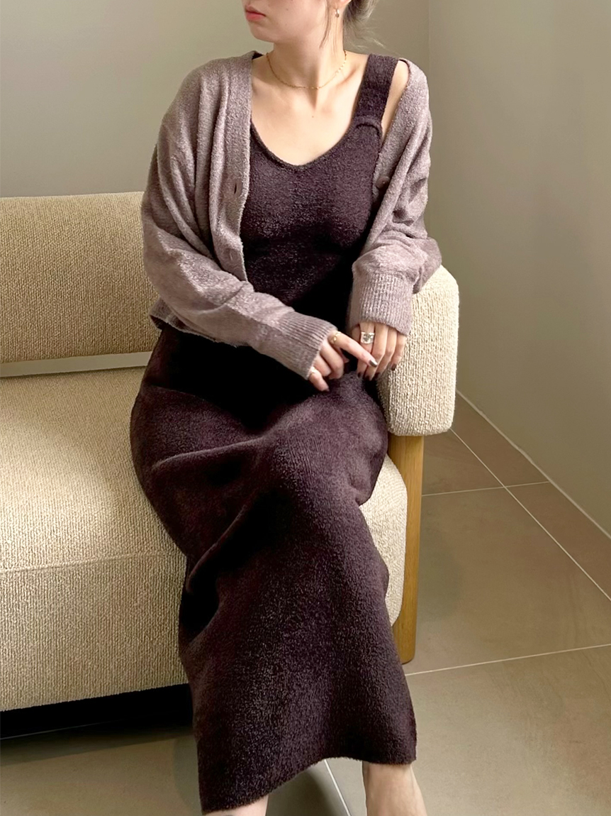 カーディガン×ワンピースセット(ワンピース)｜ルームウェア｜SNIDEL