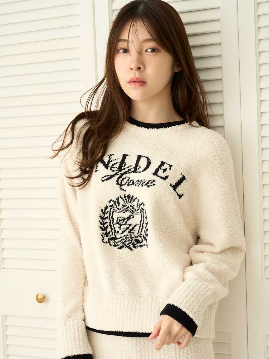 【JOURNALSTANDARDrelume】エンブレムニット セットアップ 再入荷！》【セットアップ対応/自宅ケア可能】GOODIES CLUB エンブレム