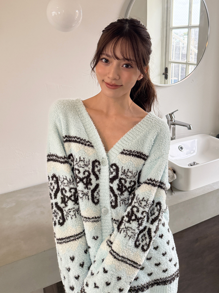 WEB限定】ノルディックカーディガン×ノルディックソックスSET(カーデ