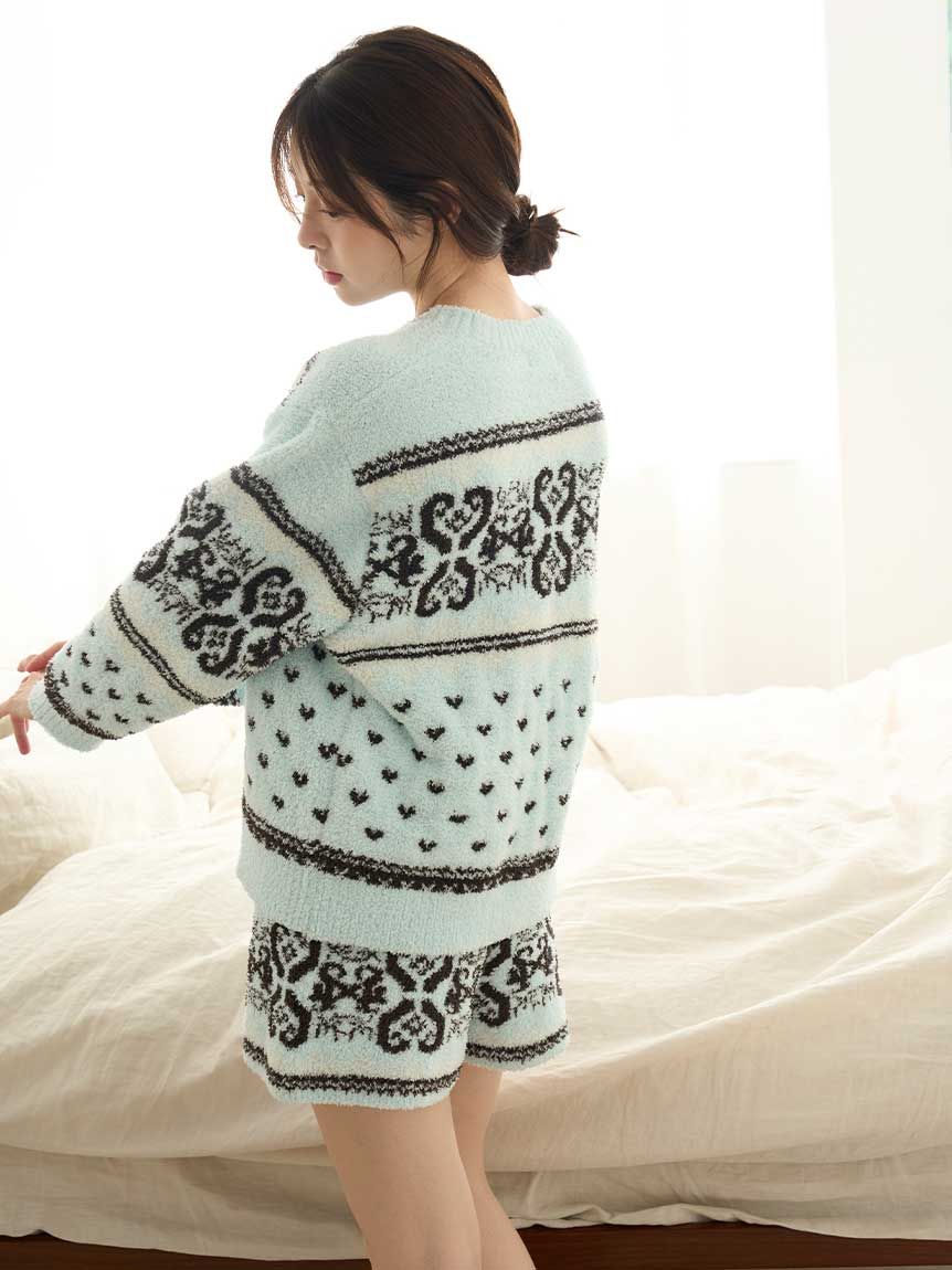 WEB限定】ノルディックプルオーバー×ノルディックショートパンツSET