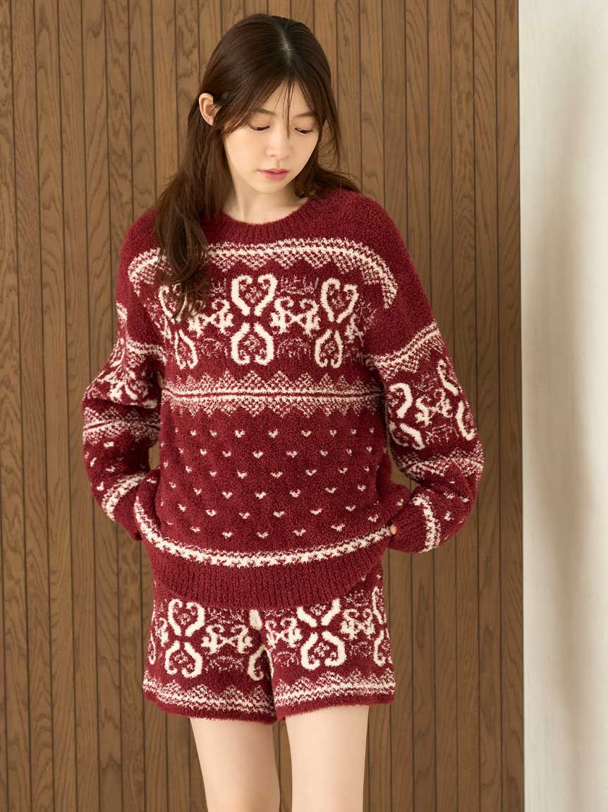 WEB限定】ノルディックプルオーバー×ノルディックショートパンツSET