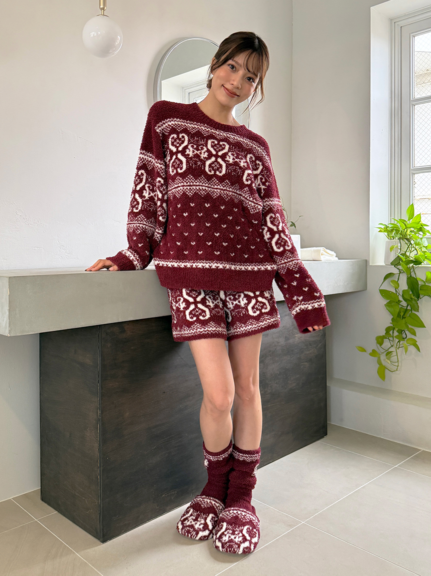 WEB限定】ノルディックプルオーバー×ノルディックショートパンツSET