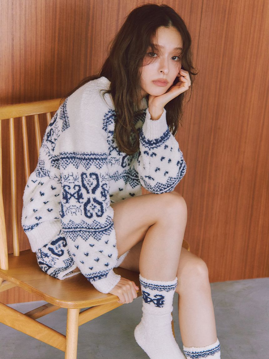 WEB限定】ノルディックプルオーバー×ノルディックロングパンツSET