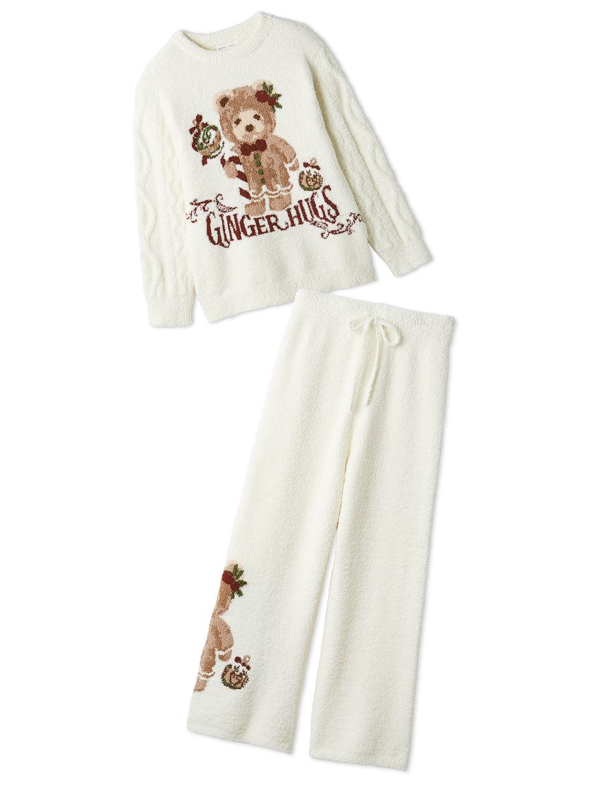 スナイデルホーム Steam Whip ホリデーベアジャガードロングパンツ Steam Whip】ホリデーベアジャガードロングパンツ(ロングパンツ