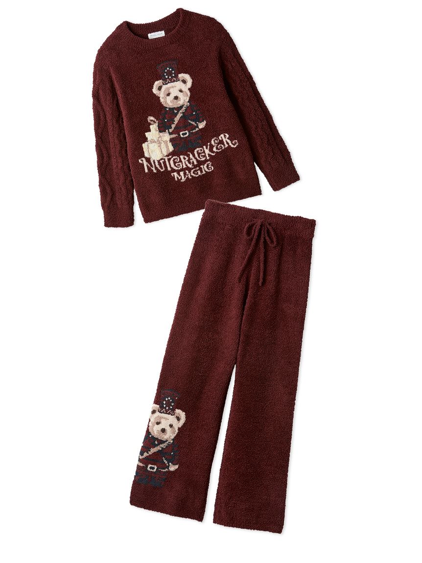 WEB限定】【Steam Whip】ホリデーベアジャガードプルオーバー×ホリデー