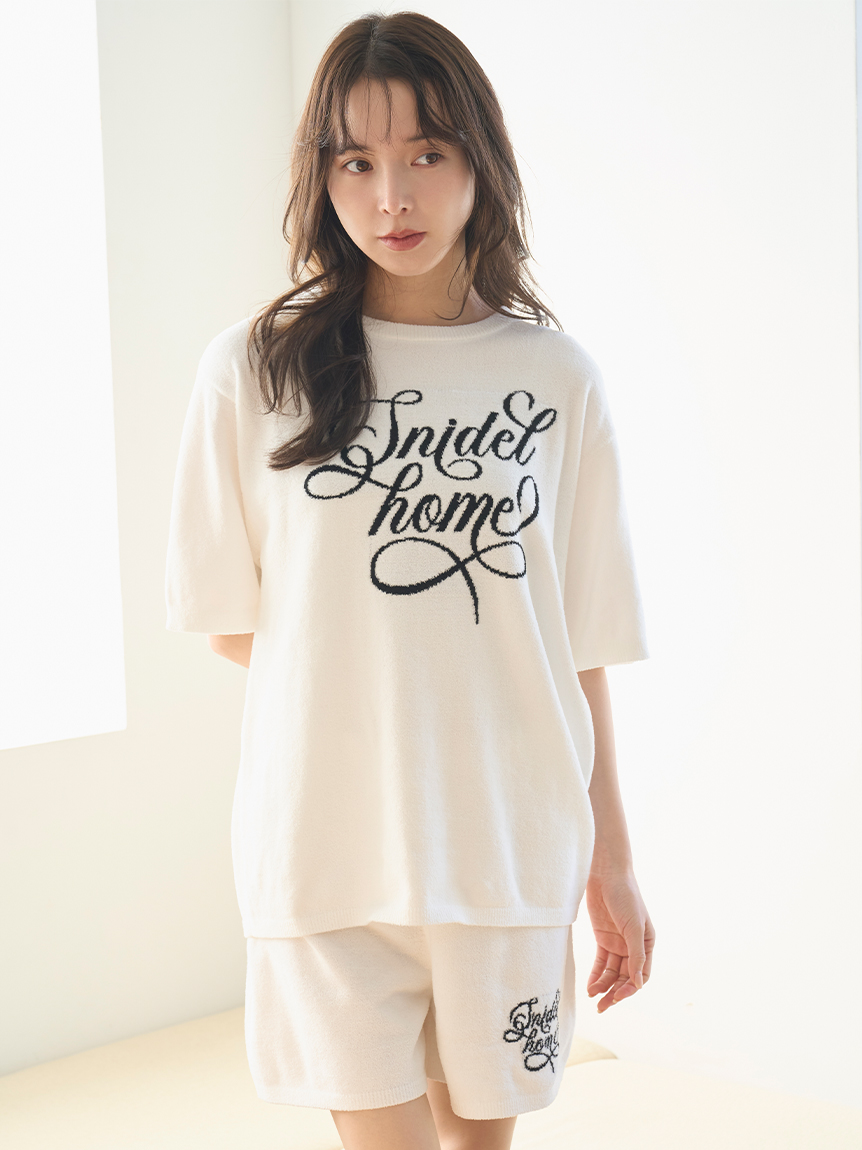 ニットロゴセットアップ(ワンピース)｜スナイデルホーム｜SNIDEL