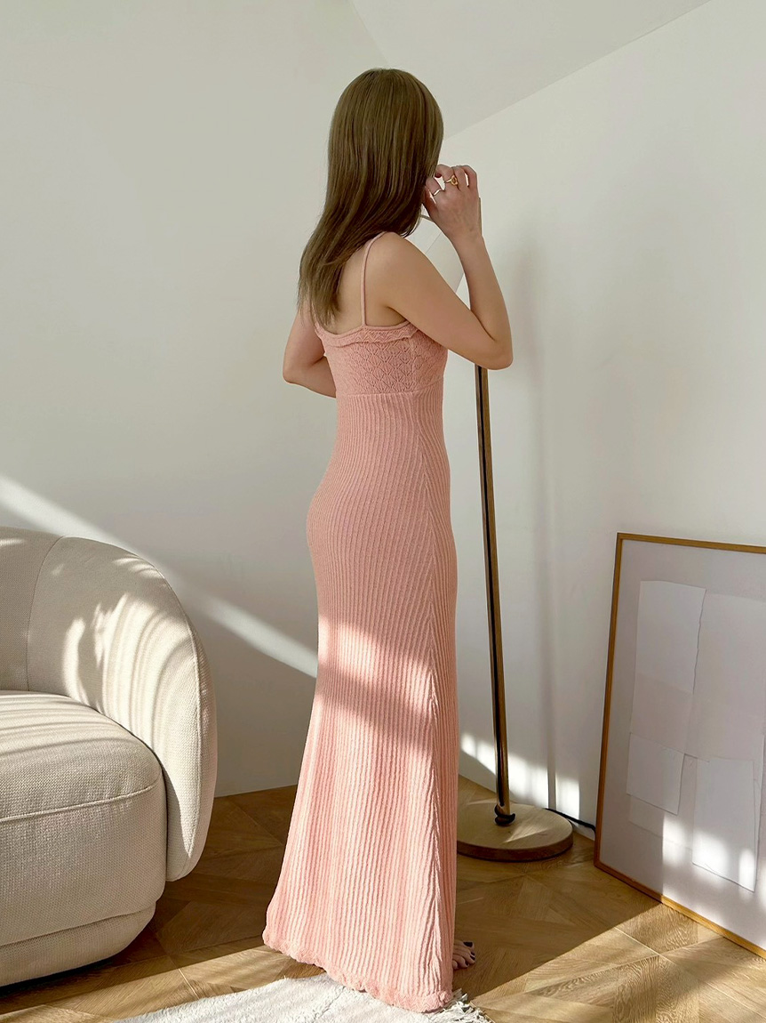 SNIDEL ピンクキャミソール スパンコール ビーズ　　 姫系　ギャル XSサイズあり【ROBE de FLEURS/ローブドフルール】スパンコール/ 刺繍