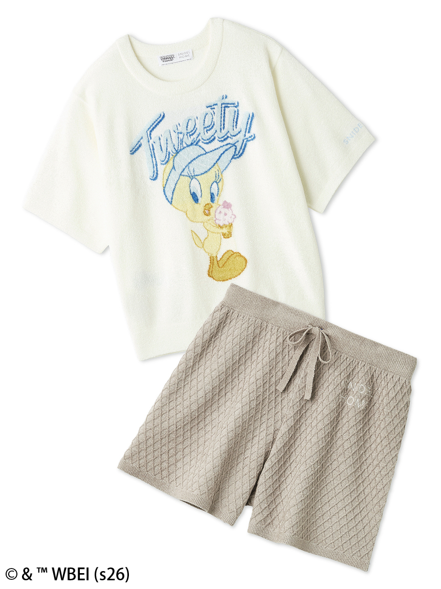 WEB限定】【セット商品】【Tweety】モチーフニットプルオーバー&ニット