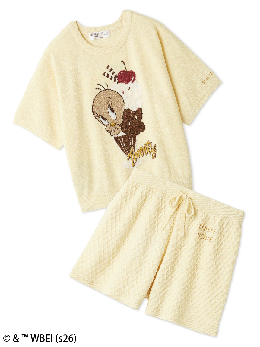 WEB限定】【セット商品】【Tweety】モチーフニットプルオーバー&ニット