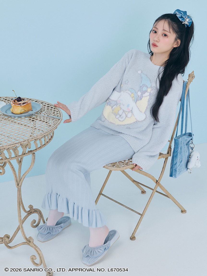 WEB限定】【セット商品】【Cinnamoroll】ニットプルオーバー＆ショート