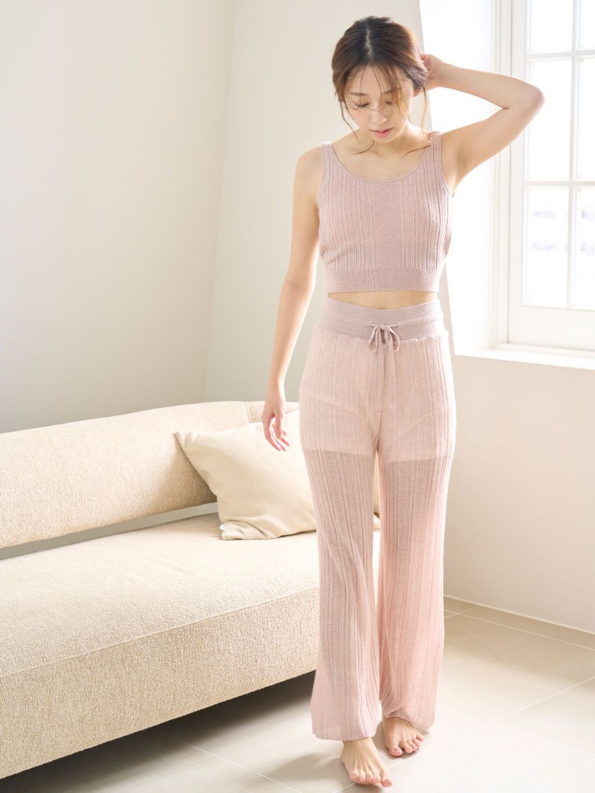 シアーロングパンツ(ロングパンツ)｜スナイデルホーム｜SNIDEL