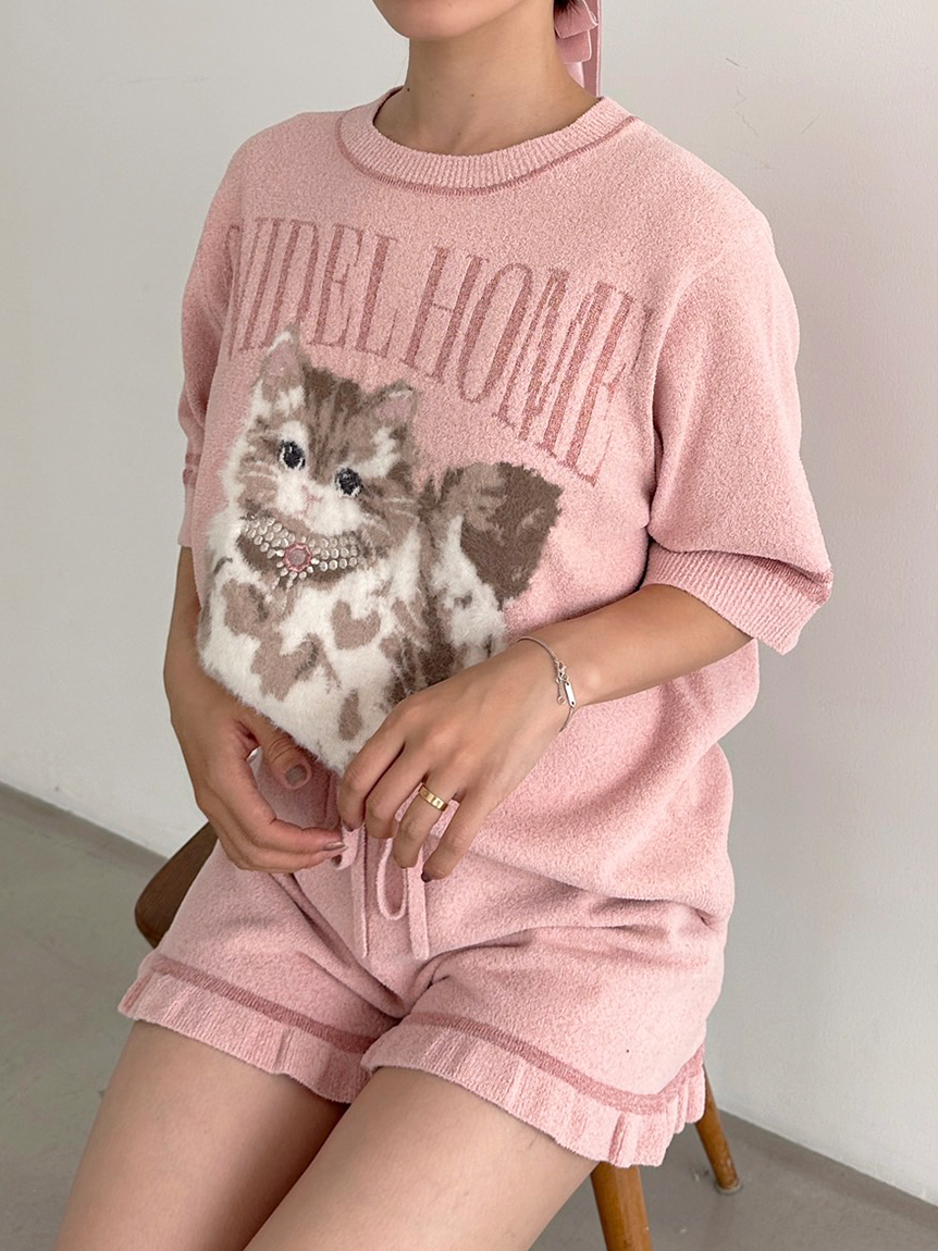 CATラメニットショートパンツ(ショートパンツ)｜スナイデルホーム