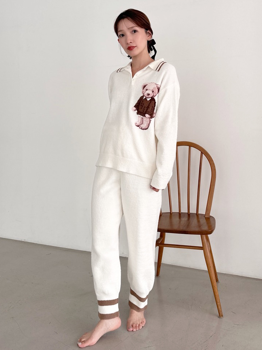 ラインニットロングパンツ(ロングパンツ)｜スナイデルホーム｜SNIDEL