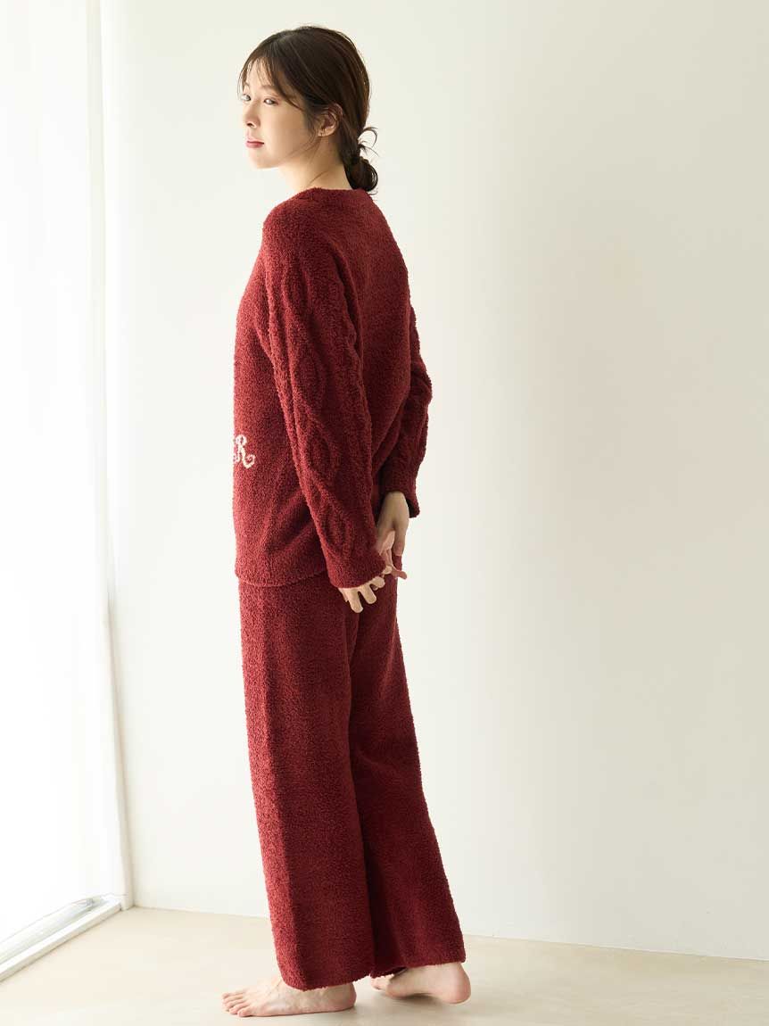 Steam Whip】ホリデーベアジャガードロングパンツ(ロングパンツ