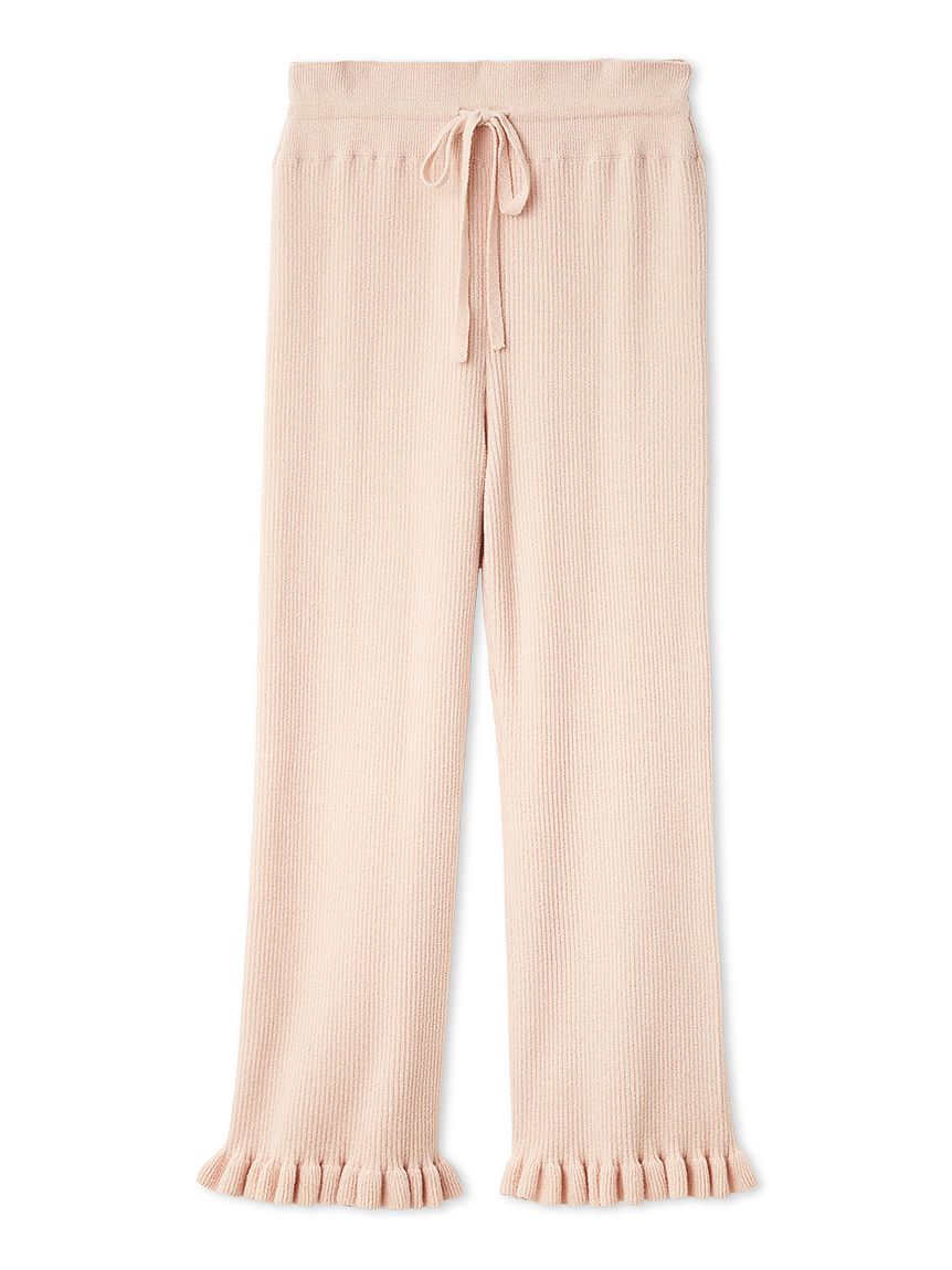ニットフリルロングパンツ(ロングパンツ)｜スナイデルホーム｜SNIDEL