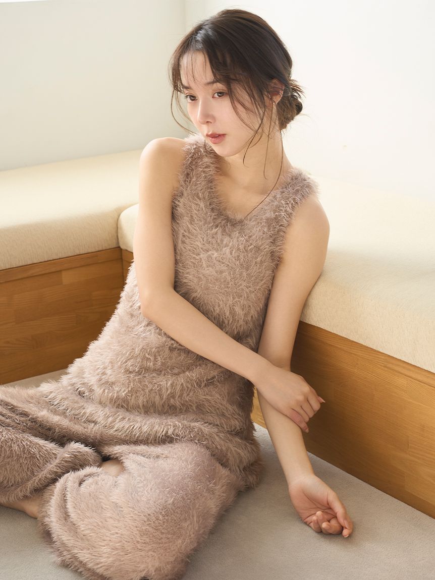 SNIDEL シャギーロングパンツ&プルオーバー【上下セット】 シャギーロングパンツ(ロングパンツ)｜スナイデルホーム｜SNIDEL