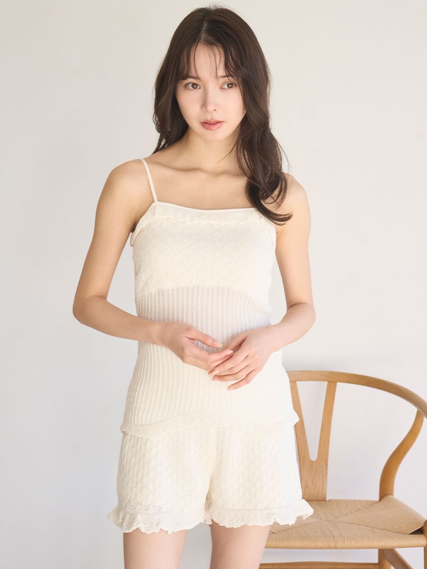 クロシェショートパンツ(ショートパンツ)｜スナイデルホーム｜SNIDEL