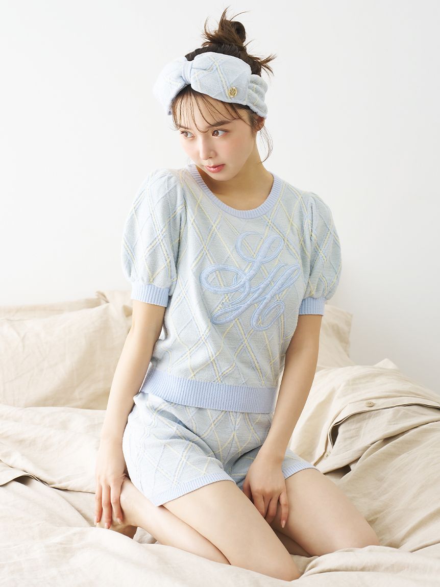 ニットチェックショートパンツ(ショート・ハーフパンツ)｜パンツ