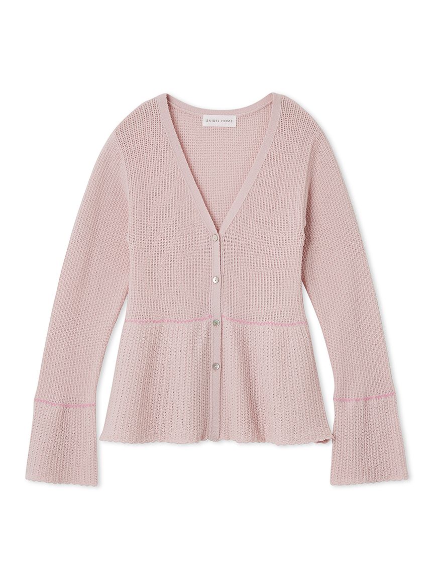 SNIDEL HOME - SNIDEL HOME ローズクロシェカーディガンの通販