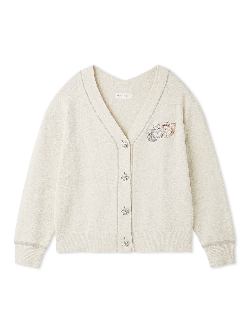 CATラメニットカーディガン(カーデ＆ガウン)｜スナイデルホーム
