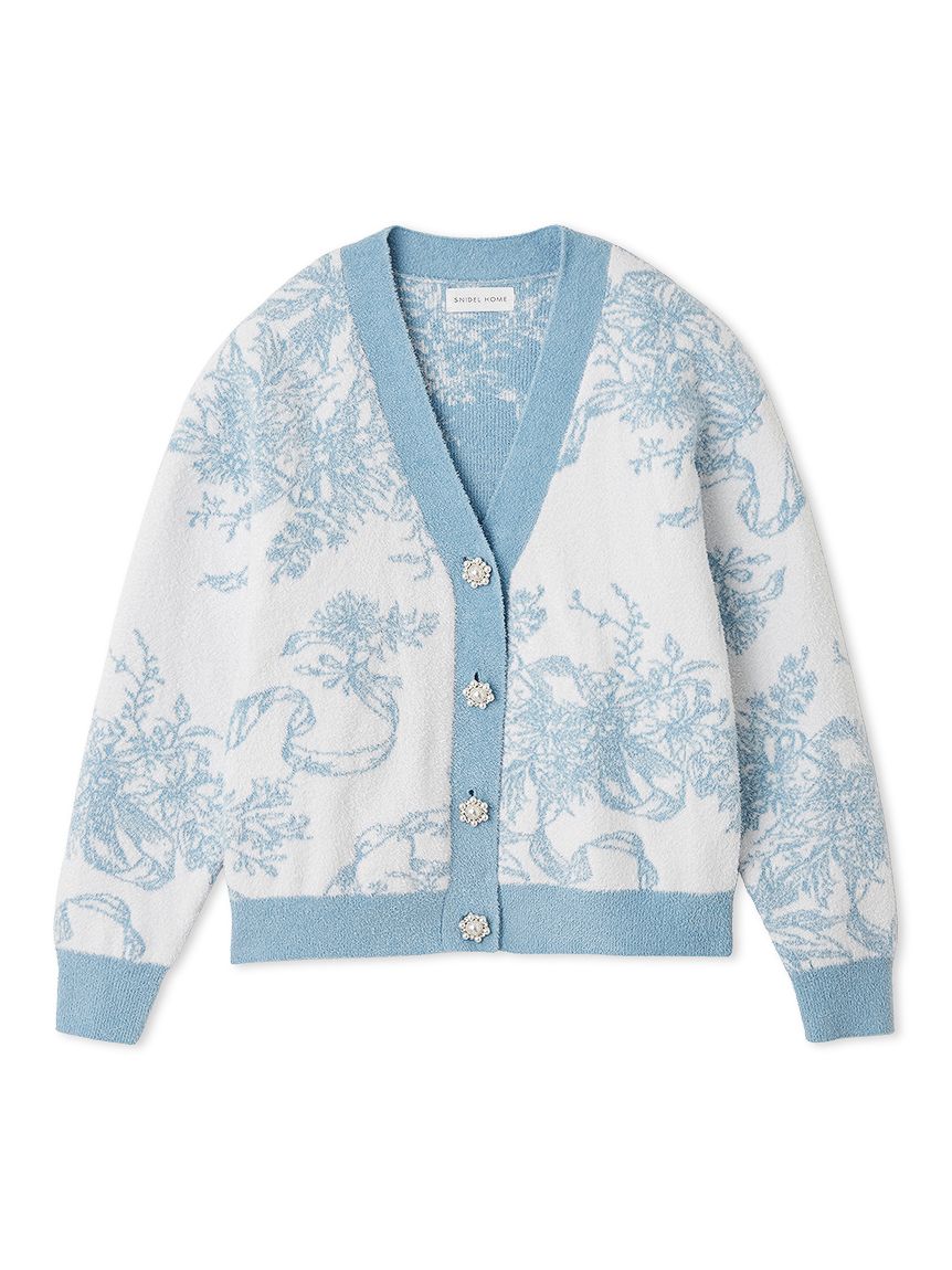 トイプードルジャガードカーディガン gelato pique ジェラートピケ pique【UNISEX】トイプードル