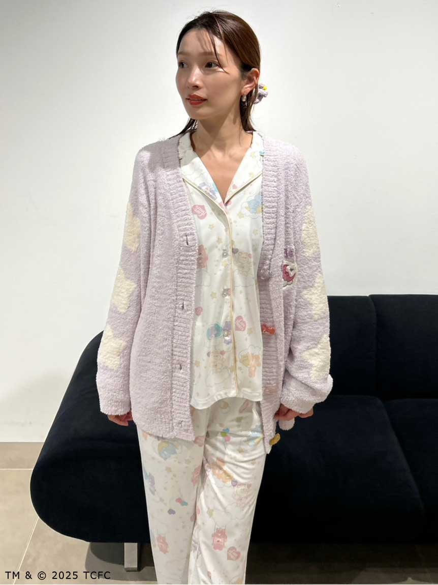 新品　スナイデルホーム　ルームウェア　上下　カーディガン　3点セット SNIDEL HOME（スナイデルホーム）の「ミント加工カーディガン（ルーム