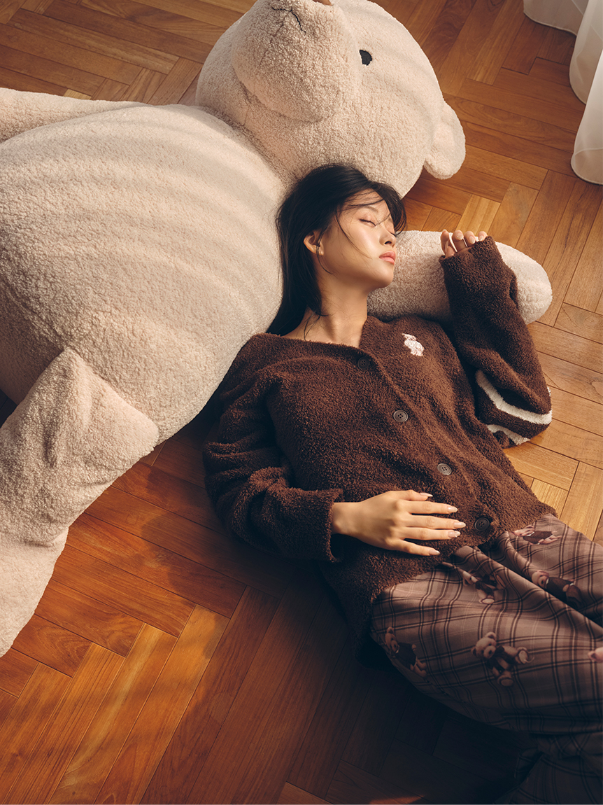 undercover 目隠しベア　カーディガン Undercover カーディガン | グリーン | FARFETCH JP