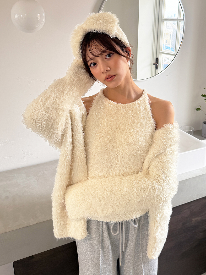 シャギーカーディガン(カーデ＆ガウン)｜スナイデルホーム｜SNIDEL