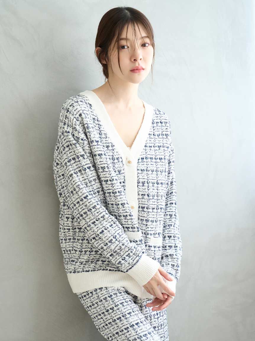 ツイードカーディガン(カーデ＆ガウン)｜スナイデルホーム｜SNIDEL