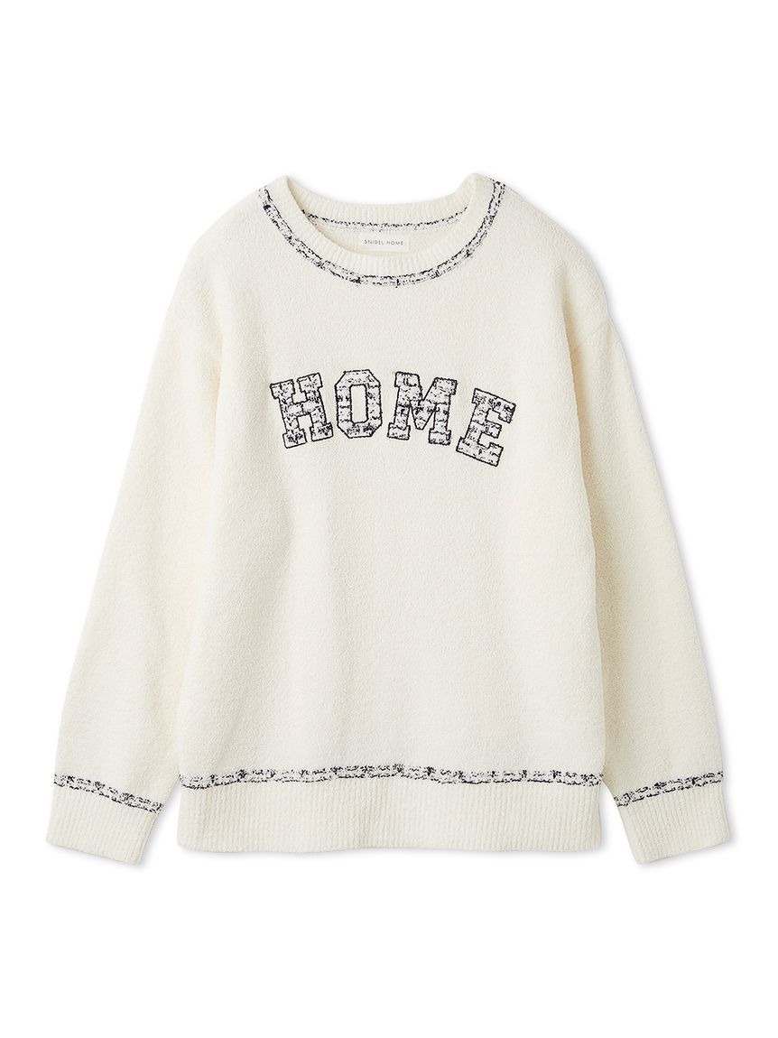 ツイードロゴプルオーバー(ニットプルオーバー)｜スナイデルホーム