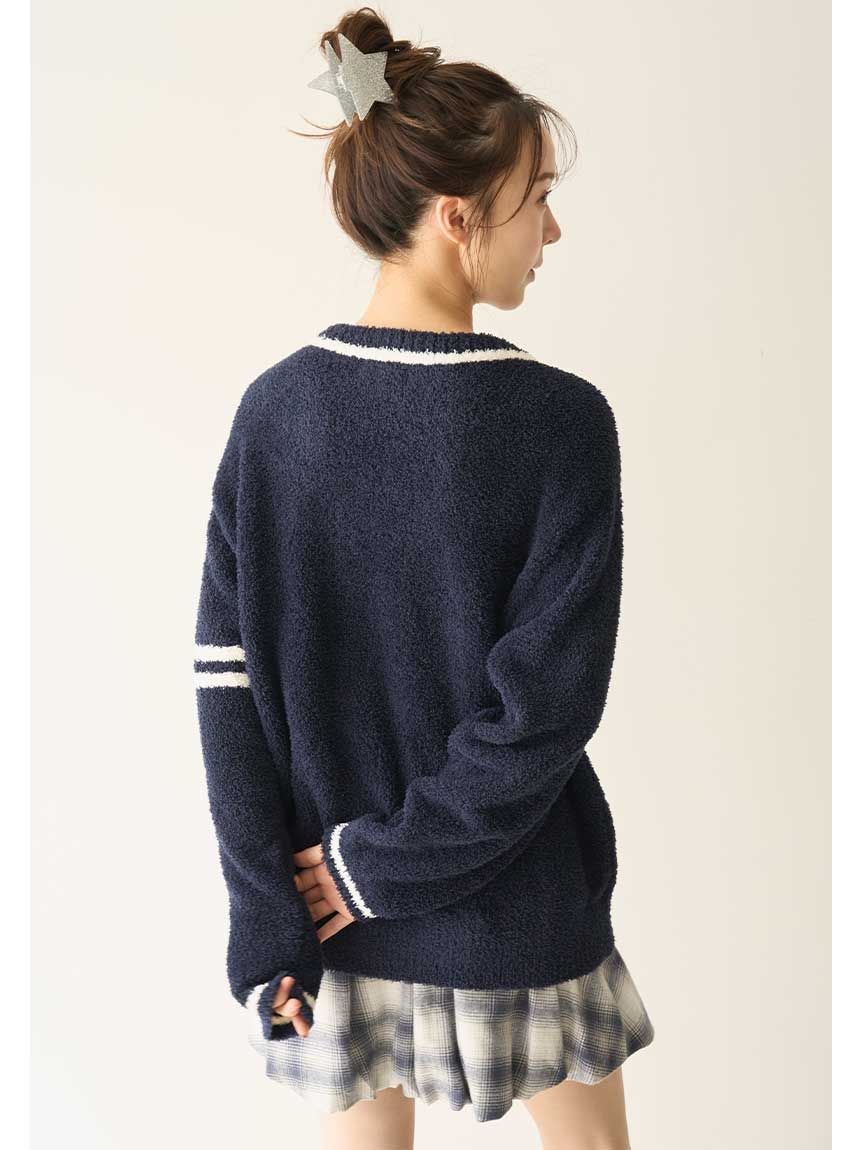 パッチワークニットプルオーバー(ニットプルオーバー)｜スナイデル