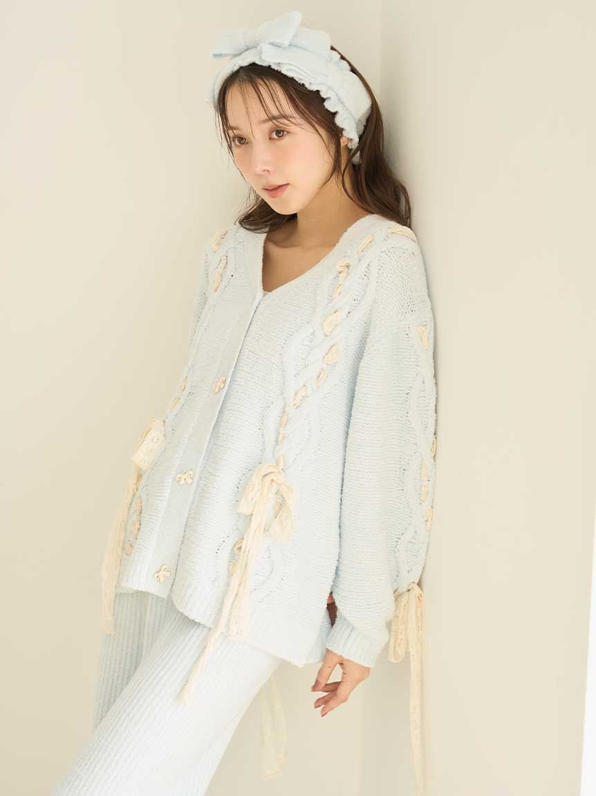 リボンカーディガン(カーデ＆ガウン)｜スナイデルホーム｜SNIDEL