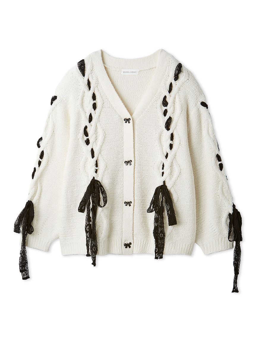 リボンカーディガン(カーデ＆ガウン)｜スナイデルホーム｜SNIDEL