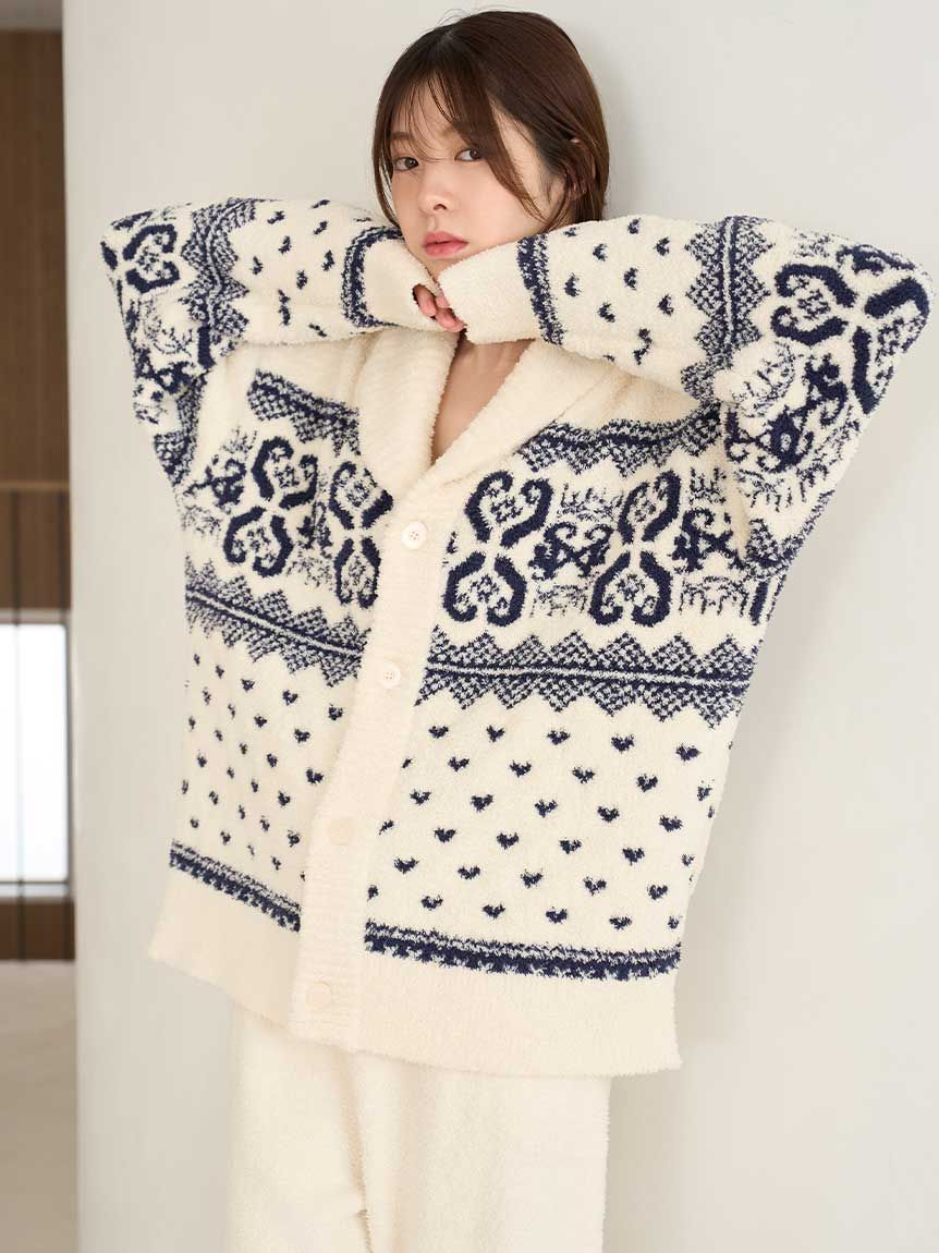 ユニセックス】ノルディックショールカーディガン(トップス