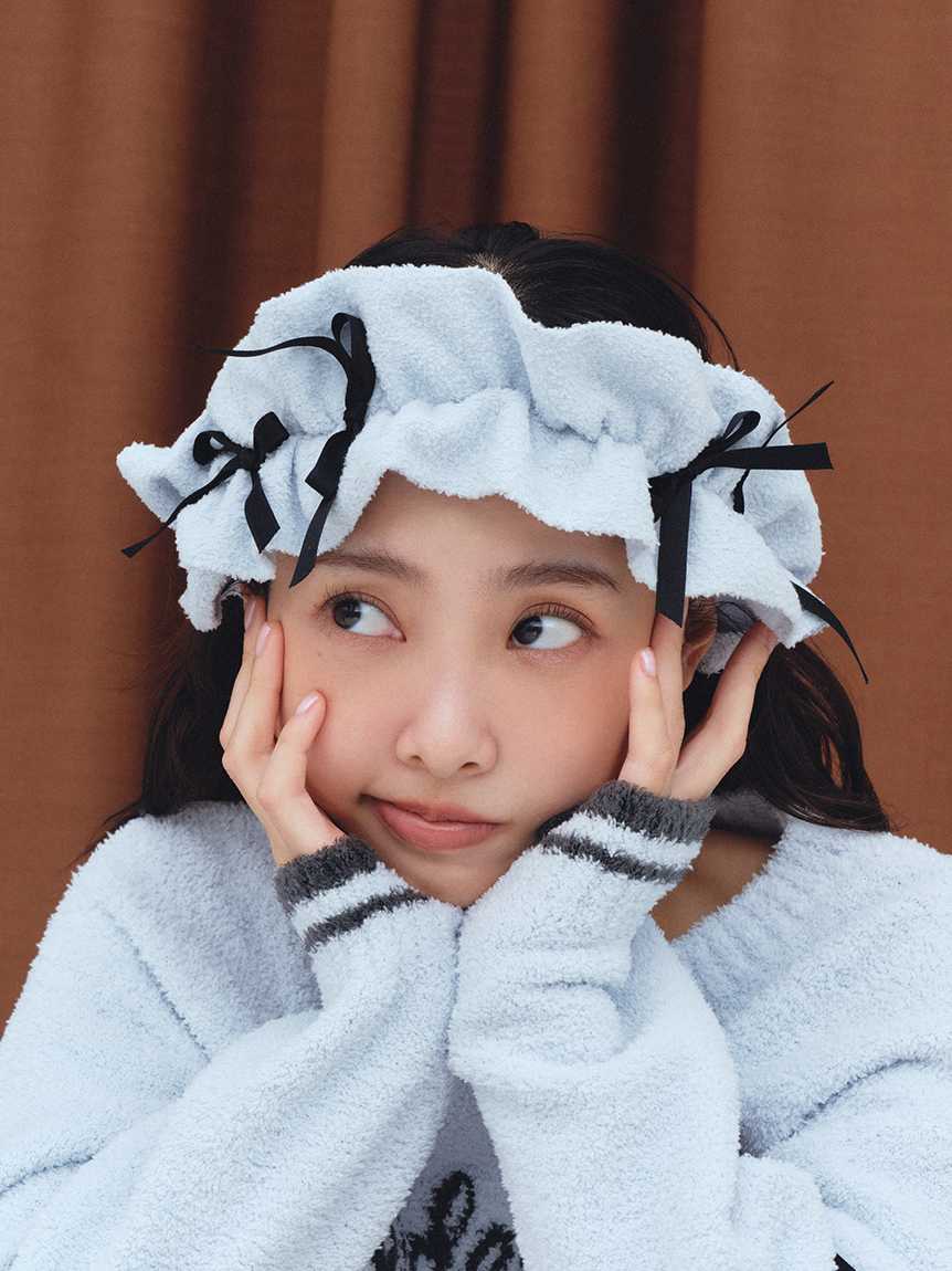 Milcrea】リボンケーキジャガードニットプルオーバー(ニットプル