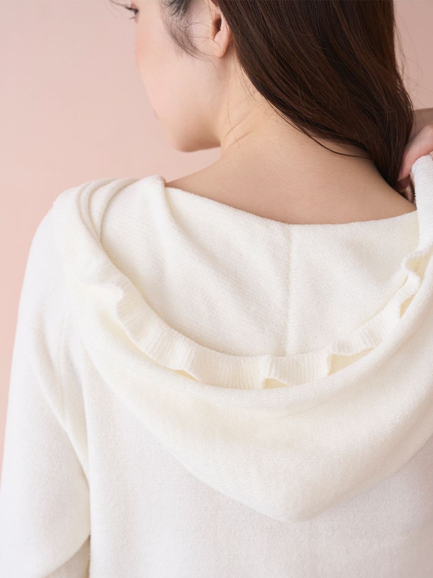 ニットフリルパーカー(パーカー)｜スナイデルホーム｜SNIDEL