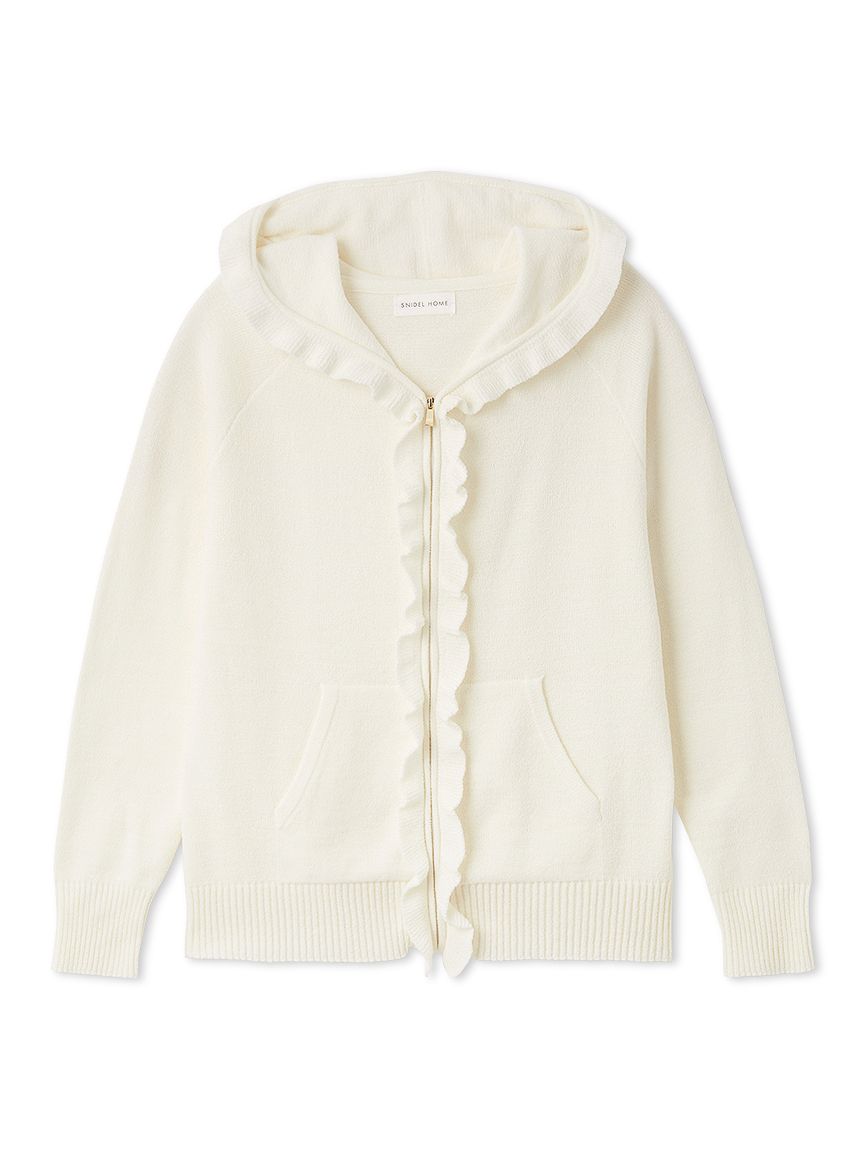 ニットフリルパーカー(パーカー)｜スナイデルホーム｜SNIDEL